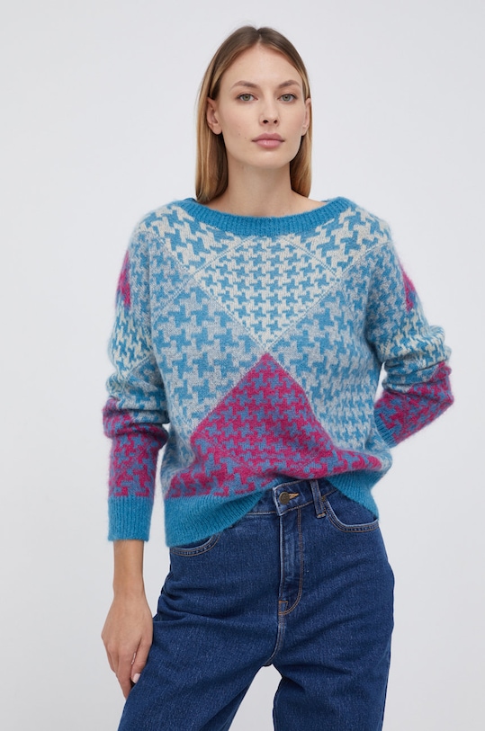 United Colors of Benetton Sweter okrągły multicolor 1042E1P28.903