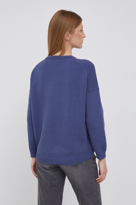 Odzież Lyle & Scott Sweter bawełniany KNW1200V.W524 fioletowy