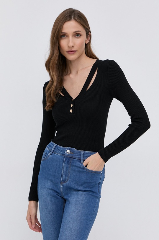 Morgan Sweter pozostałe czarny 212.MILLIA