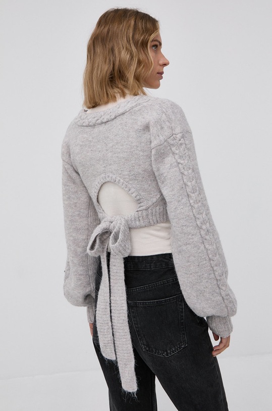 For Love & Lemons Sweter KFA21S801 szary AW21