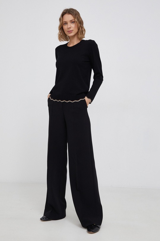 Sisley - Pulover 14ETM1B19.901 negru AW21