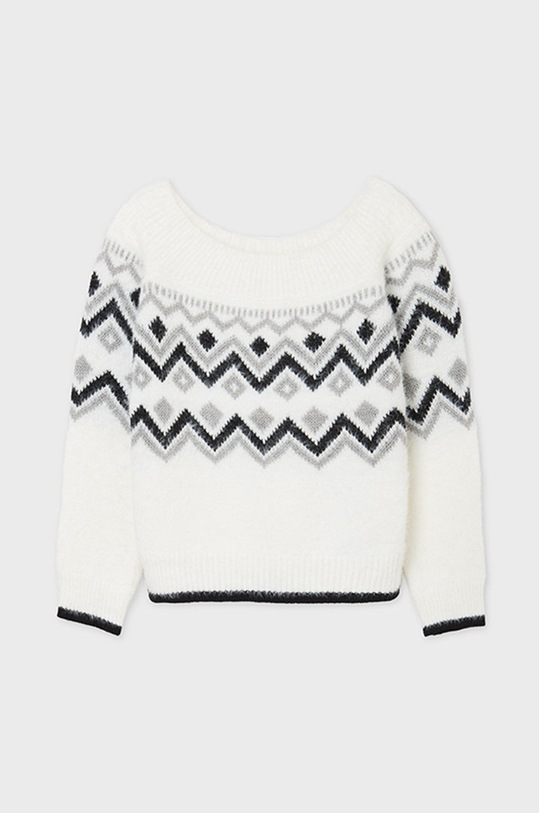 Mayoral Pulover copii 7351.8C.Junior alb AW21