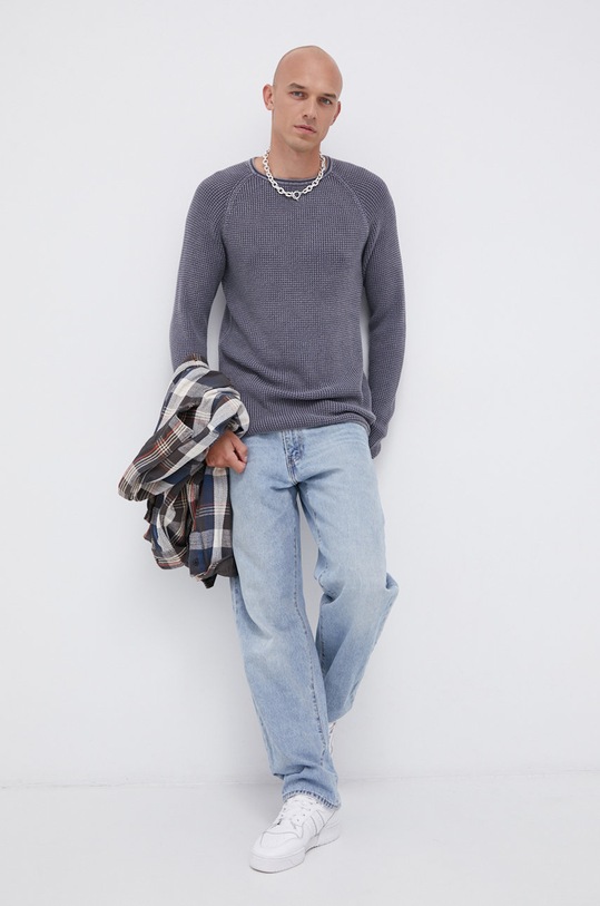 Jack & Jones - Pulover 12194041 bleumarin AW21