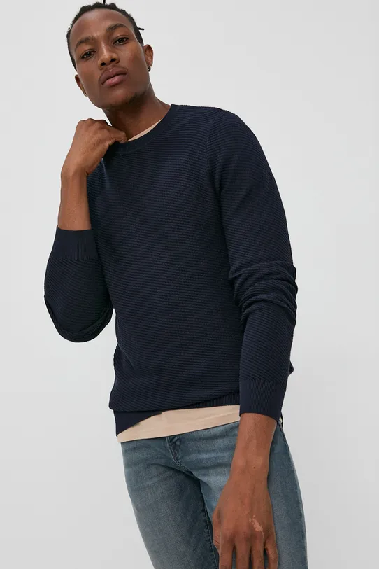 Produkt by Jack & Jones maglione a maglia fine blu navy 12192133