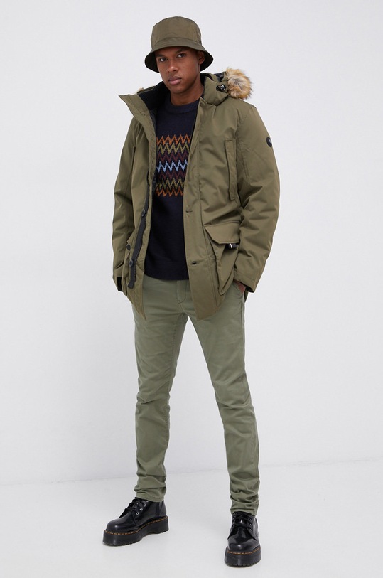 Jack & Jones Sweter 12193522 granatowy AW21