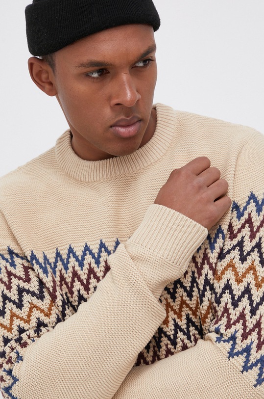 Jack & Jones Sweter beżowy 12193522