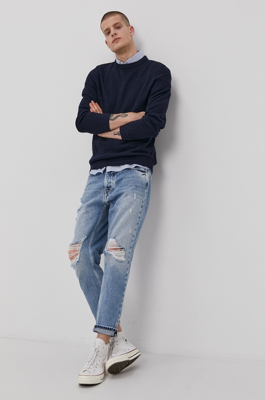 Premium by Jack&Jones Sweter 12183370 granatowy AA00