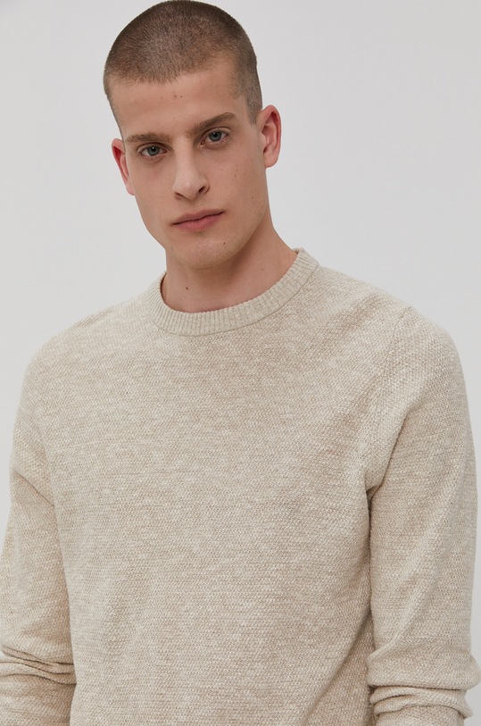 Premium by Jack&Jones Sweter beżowy 12183370
