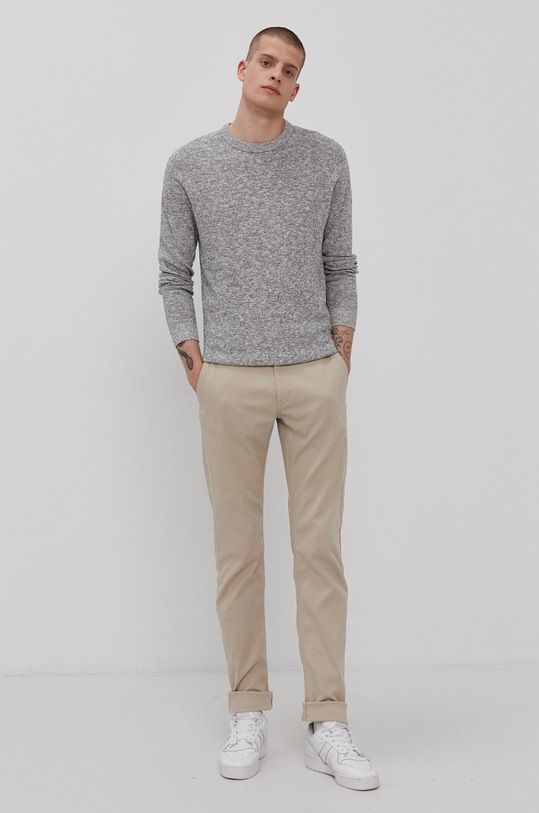 Sveter Premium by Jack&Jones 12183370 sivá AA00