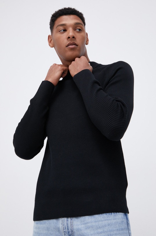 Premium by Jack&Jones - Sweter okrągły czarny 12193517