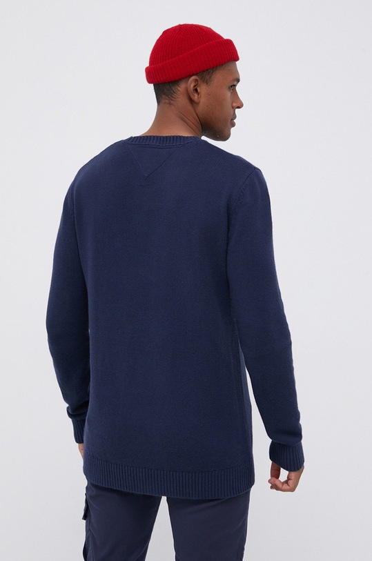 Odzież Tommy Jeans Sweter bawełniany DM0DM11856.4890 DM0DM11856.4890 granatowy