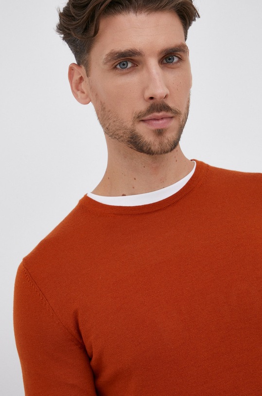 Vlnený sveter Hugo oranžová 50455987