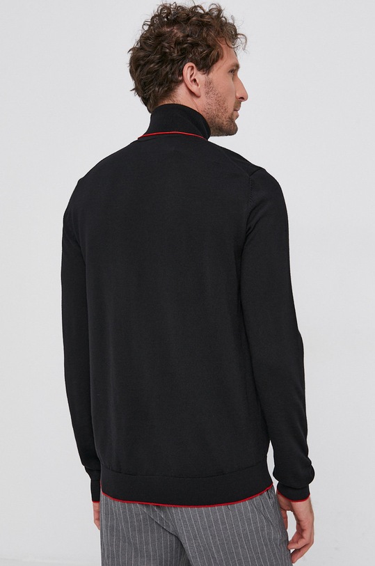 Hugo Pulover de lână 50456015 negru AW21