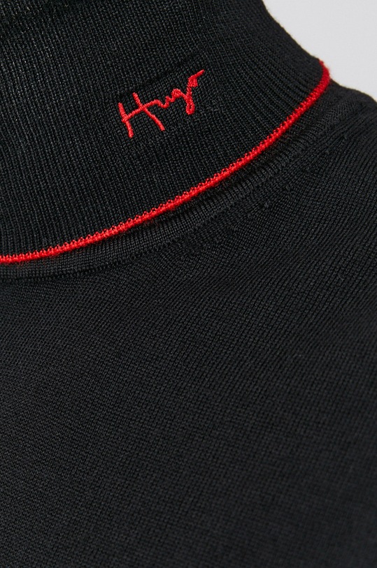 Hugo Pulover de lână negru 50456015