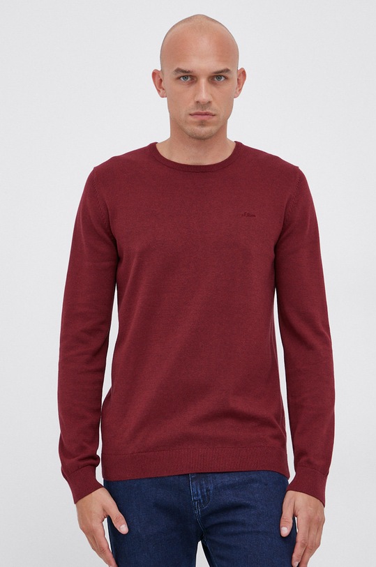 Sweter pozostałe bordowy 2101803