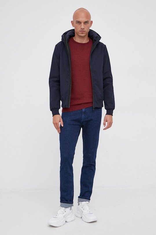 Sweter 2101803 bordowy AA00