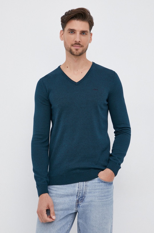 pulóver melanzs türkiz 2101804