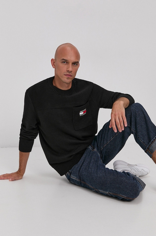 Svetr Tommy Jeans kulatý černá DM0DM10924.4890