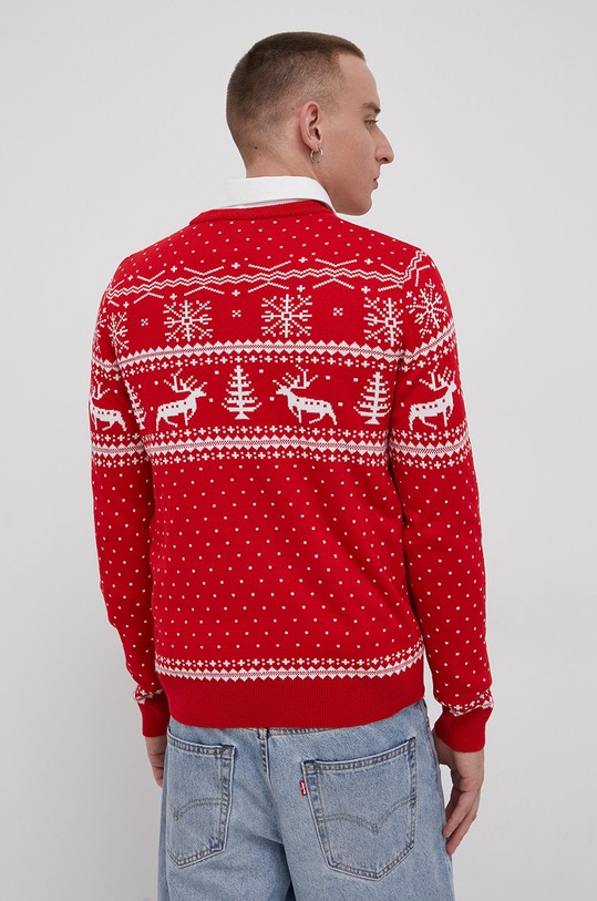 Odzież Produkt by Jack & Jones Sweter 12182270.TangoRed czerwony