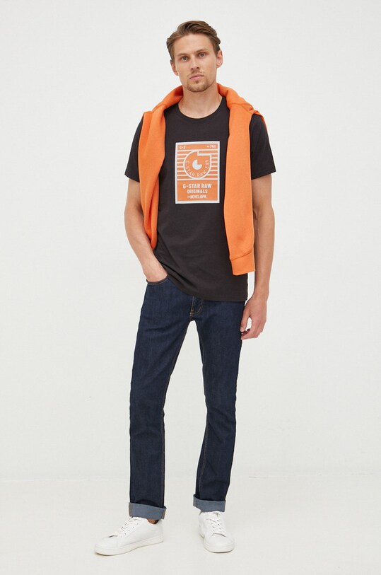 Dukserica G-Star Raw D16121.C235 narančasta AW24