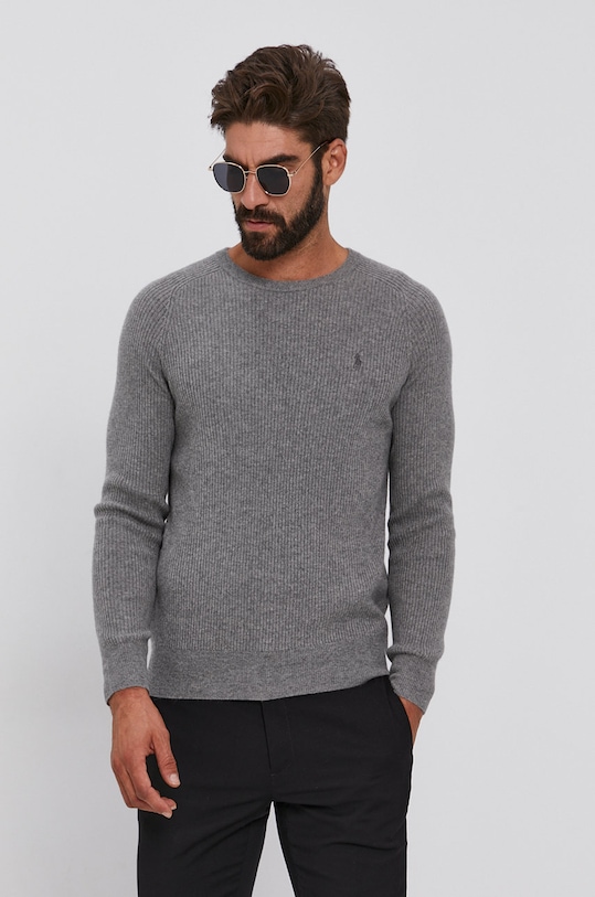 Polo Ralph Lauren Sweter 710810839003 szary 710810839003