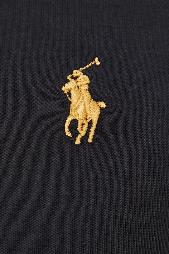 Βαμβακερό πουκάμισο με μακριά μανίκια Polo Ralph Lauren 710853205001 μαύρο