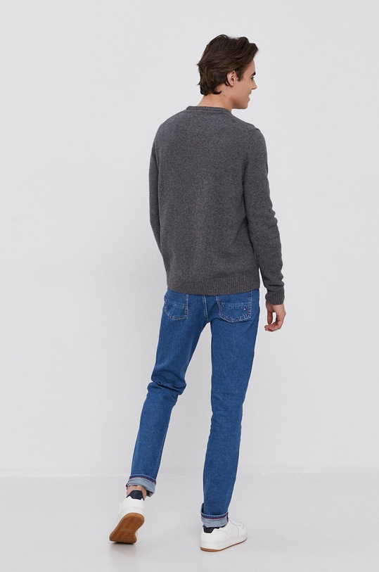 Odzież Paul&Shark Sweter wełniany C0P1061 szary