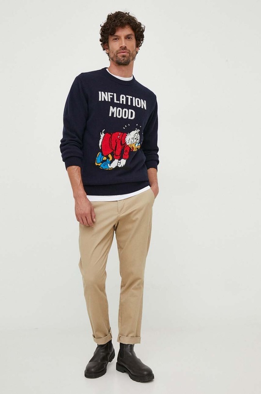 MC2 Saint Barth pulover de lana HER0001 bleumarin AA00