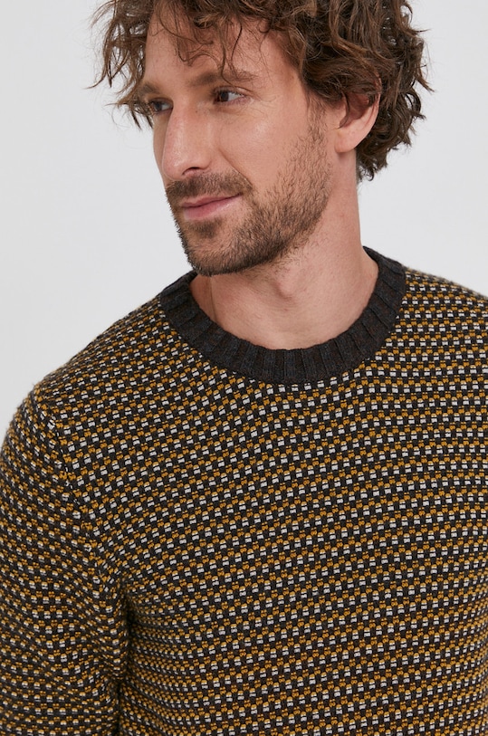 Sisley Sweter brązowy 122HT1C47.902