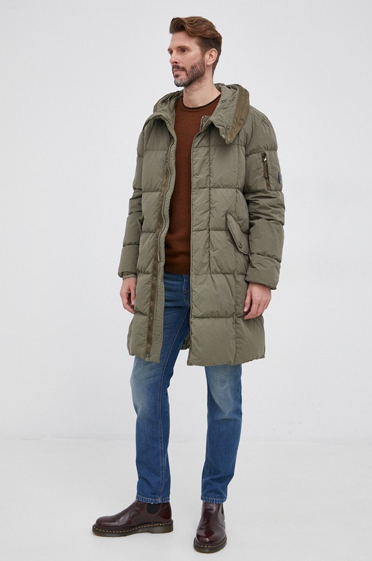 Свитер с примесью шерсти Sisley 1165S1C58.901 коричневый AW21