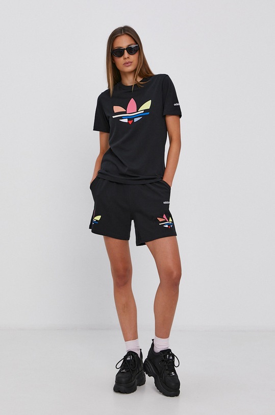 Šortky adidas Originals H22849 H22849 čierna AW21
