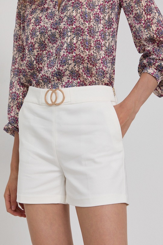Morgan Szorty z elastanem biały SHIPIM.F
