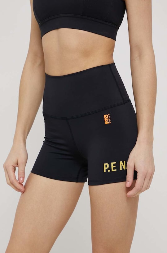 P.E Nation pantaloni scurți de antrenament 21PE3S164 negru AW21