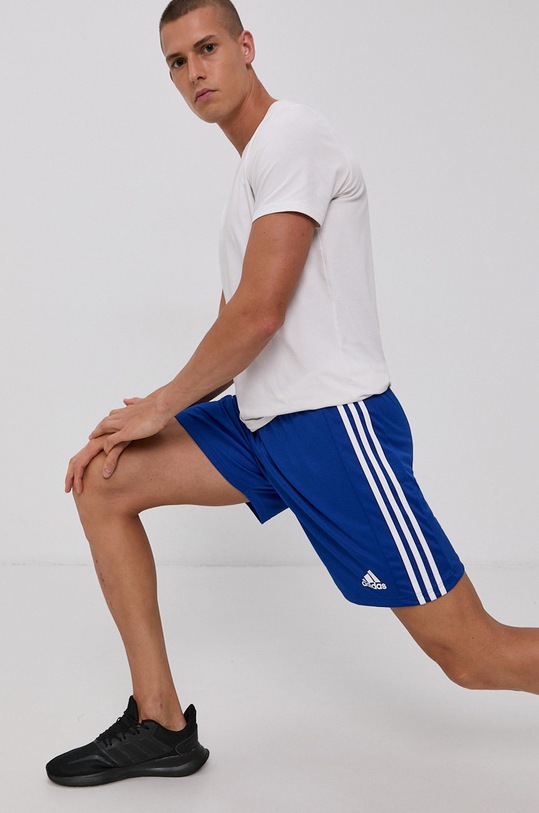 Σορτς adidas Performance ύφασμα μπλε GK9153