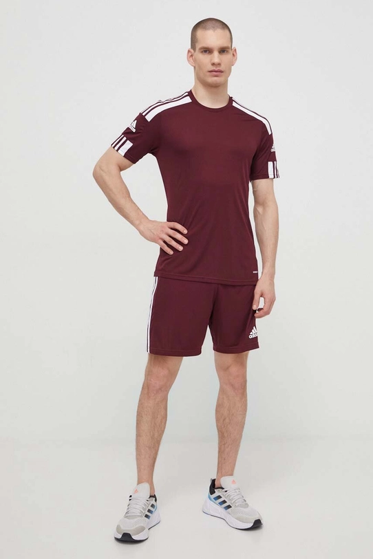 Šortky adidas Performance GN8083 látka burgundské GN8083