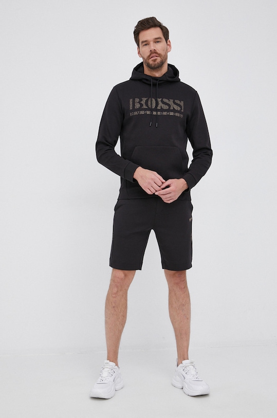 BOSS Szorty 50456431 50456431 czarny AW21