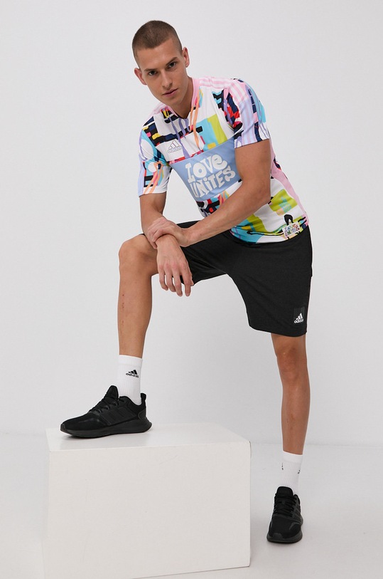 Šortky adidas Performance GU6386 s elastanom čierna GU6386