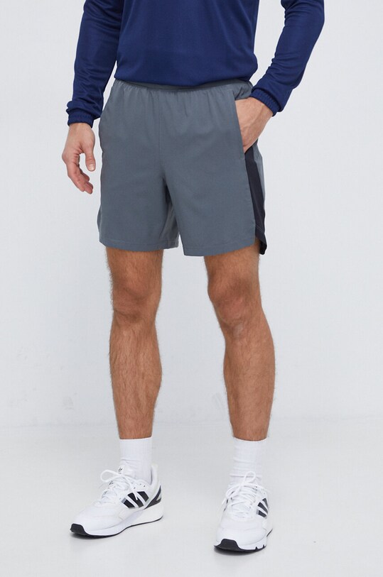 Under Armour szorty do biegania Launch tkanina szary 1361493