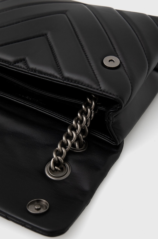 Kožená kabelka Kurt Geiger London 1470405109 čierna