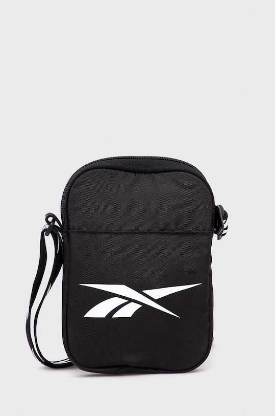 Malá taška Reebok H36585 potlač čierna H36585