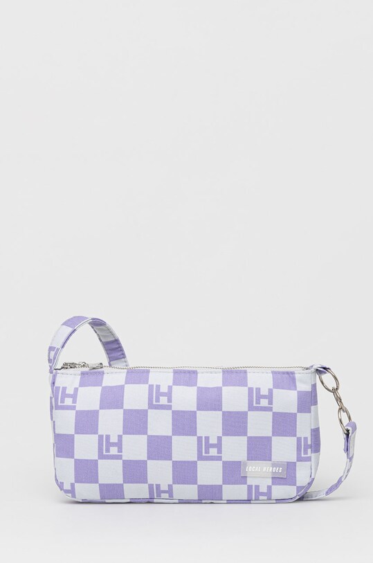 Local Heroes Torebka nie mieści A4 fioletowy AW21BAG021