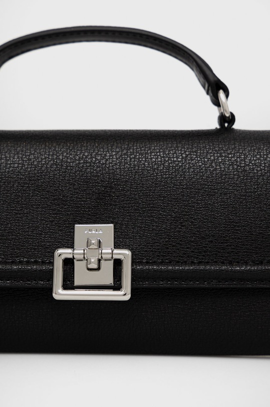 Kožená kabelka Furla černá WE00223.AX0732.O6000