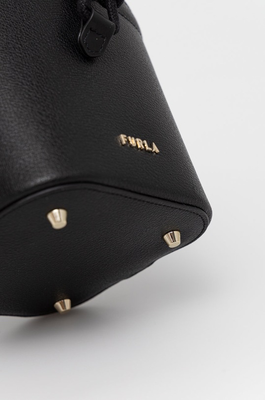 Kožená kabelka Furla černá WB00332.BX0006.O6000