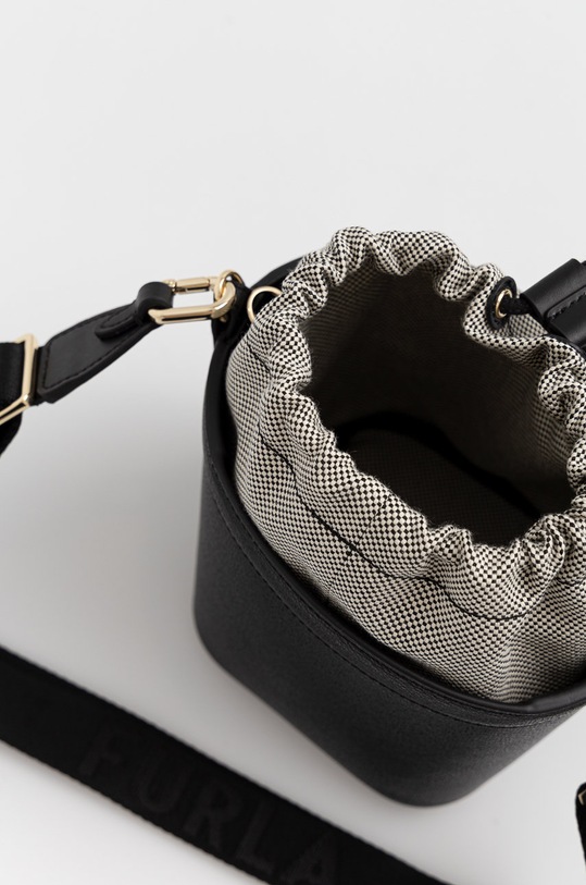 Kožená kabelka Furla WB00332.BX0006.O6000 černá