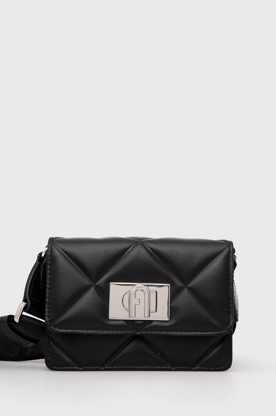 Furla Torebka skórzana skóra licowa czarny WE00123.BX0186.O6000