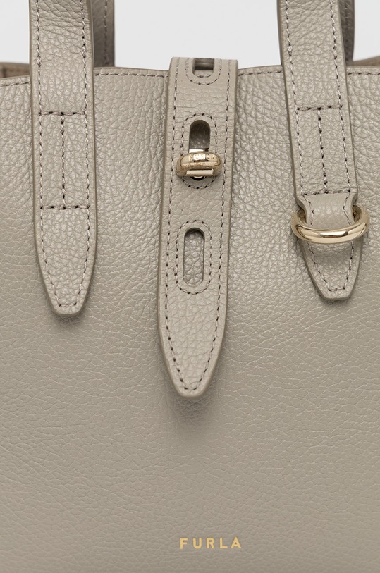 Furla Torebka skórzana BASRFUA.HSF000.M7Y00 szary AA00