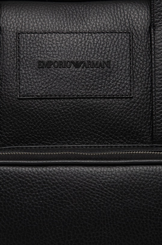 Emporio Armani Geantă de piele Y4P144.Y068E negru SS23