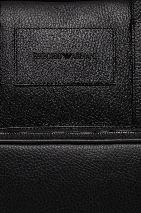Emporio Armani Geantă de piele Y4P144.Y068E negru SS23