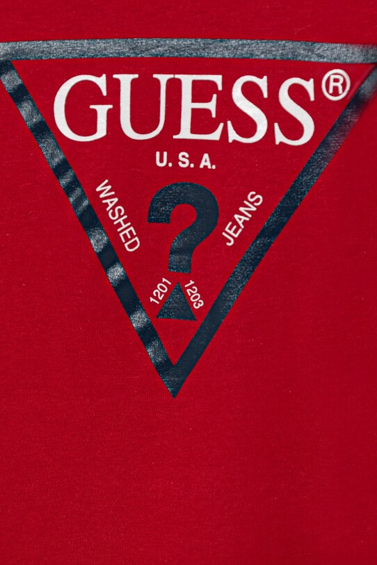 Chłopiec Guess T-shirt dziecięcy N73I55.K8HM0 czerwony