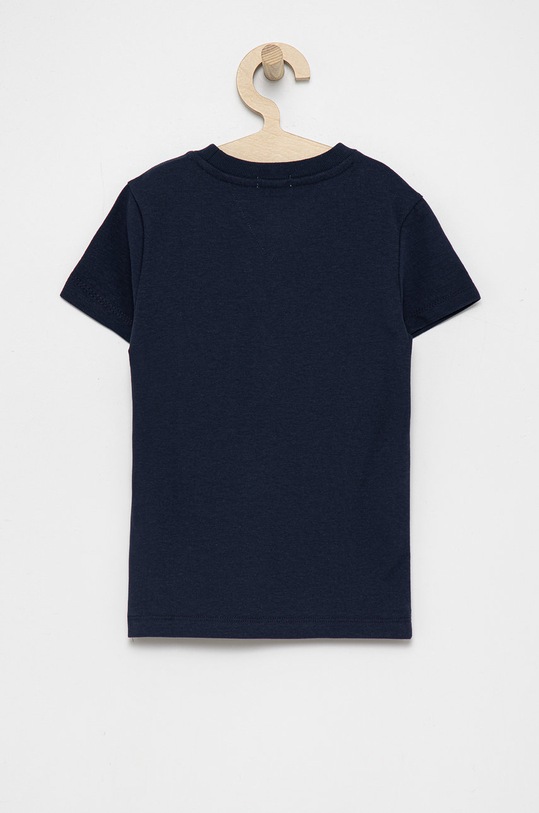 Detské bavlnené tričko Tommy Hilfiger KS0KS00218.4890 tmavomodrá AW21
